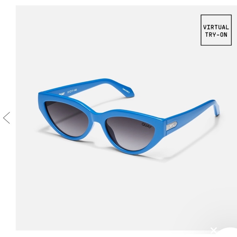 Quay Blue Cat Eye Sunglasses